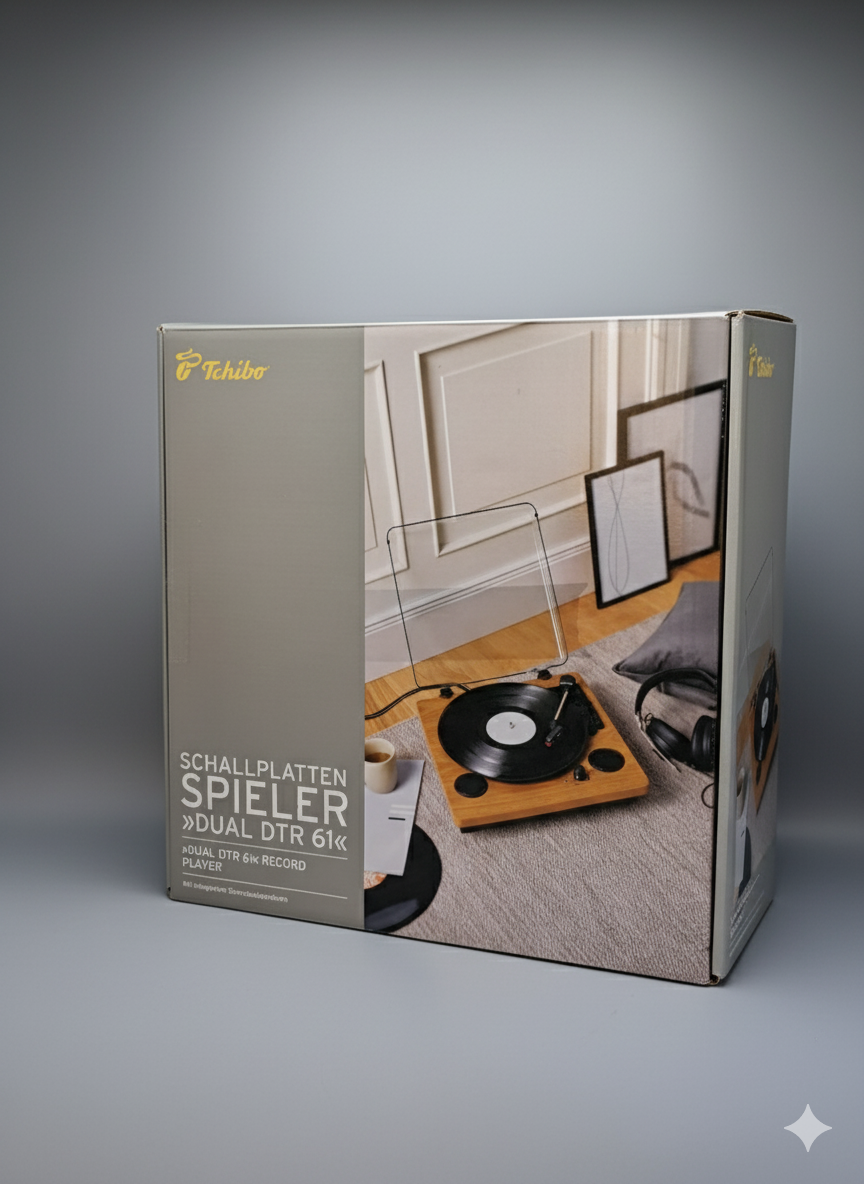 Tchibo Schallplattenspieler »Dual DTR 61« mit eingebauten Lautsprechern